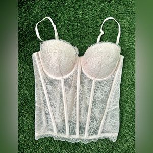 BNWT Victoria’s Secret light pink corset top